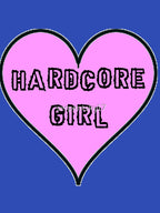 Hardcore Girl Heart Shirt