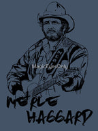 Merle Haggard Sketch Style Shirt