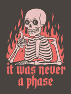 It Was Never A Phase Elder Emo Shirt