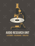 Audio Research Unit Microscope Vinyl Record Audiophile Shirt