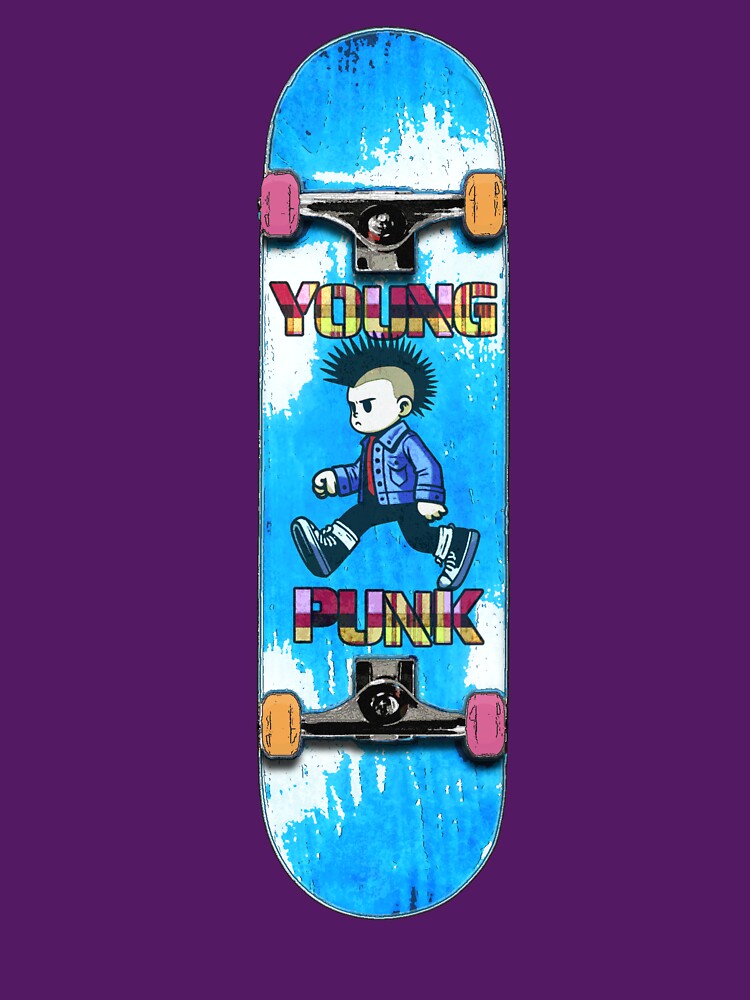 YOUNG PUNK Skateboard Design Shirt