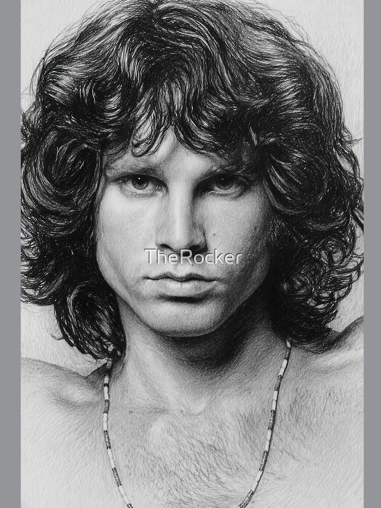 Jim Morrison Charcoal Portrait 1 Shirt