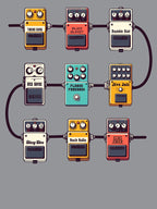 Electric Guitar Pedals For Guitarists Shirt