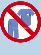 No Scrubs Image Shirt