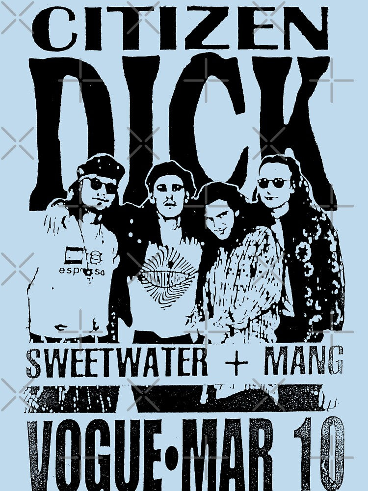 Faded Citizen Dick Concert Flyer Shirt