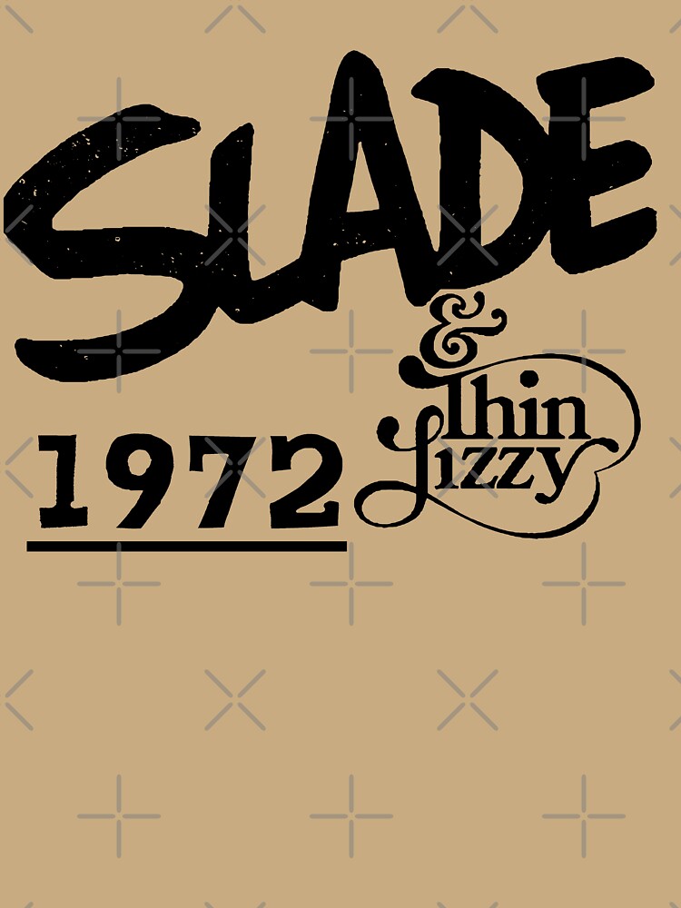 SLADE & THIN LIZZY 1972 Tour Logo Shirt