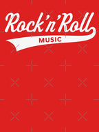 Rock 'n' Roll Music White Shirt