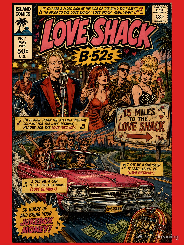 Love Shack B-52s Shirt