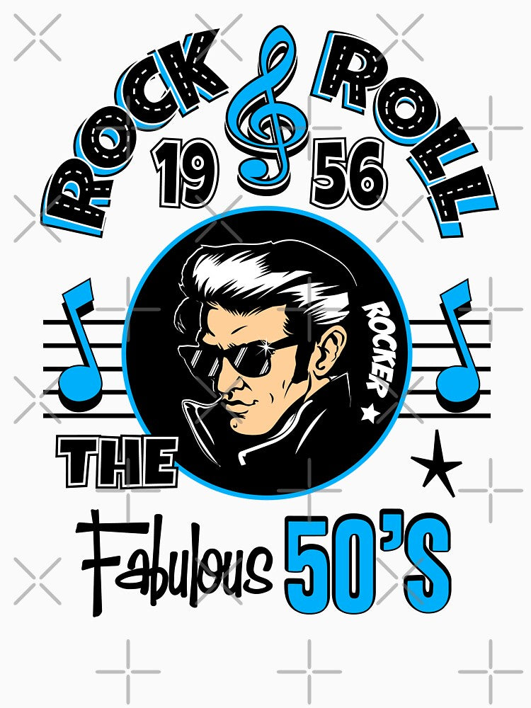 Rock Rockabilly Music 1950s Sock Hop Rock N Roll Rockers Greaser Shirt