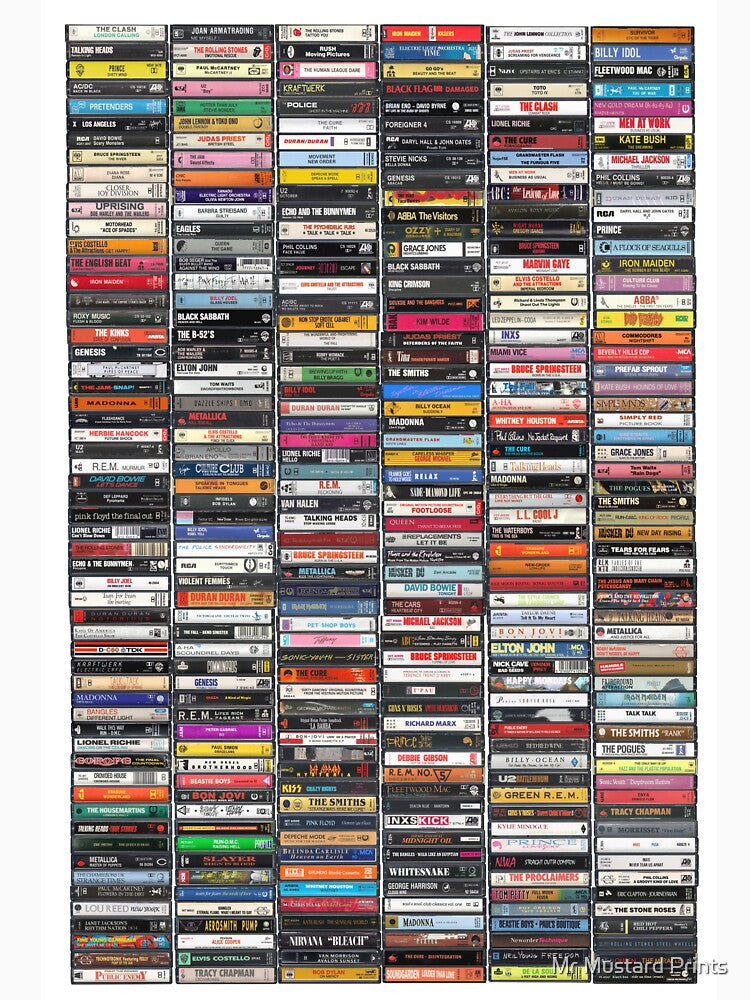 Greatest Albums Of The 1980s - Ultimate 80s Print Shirt