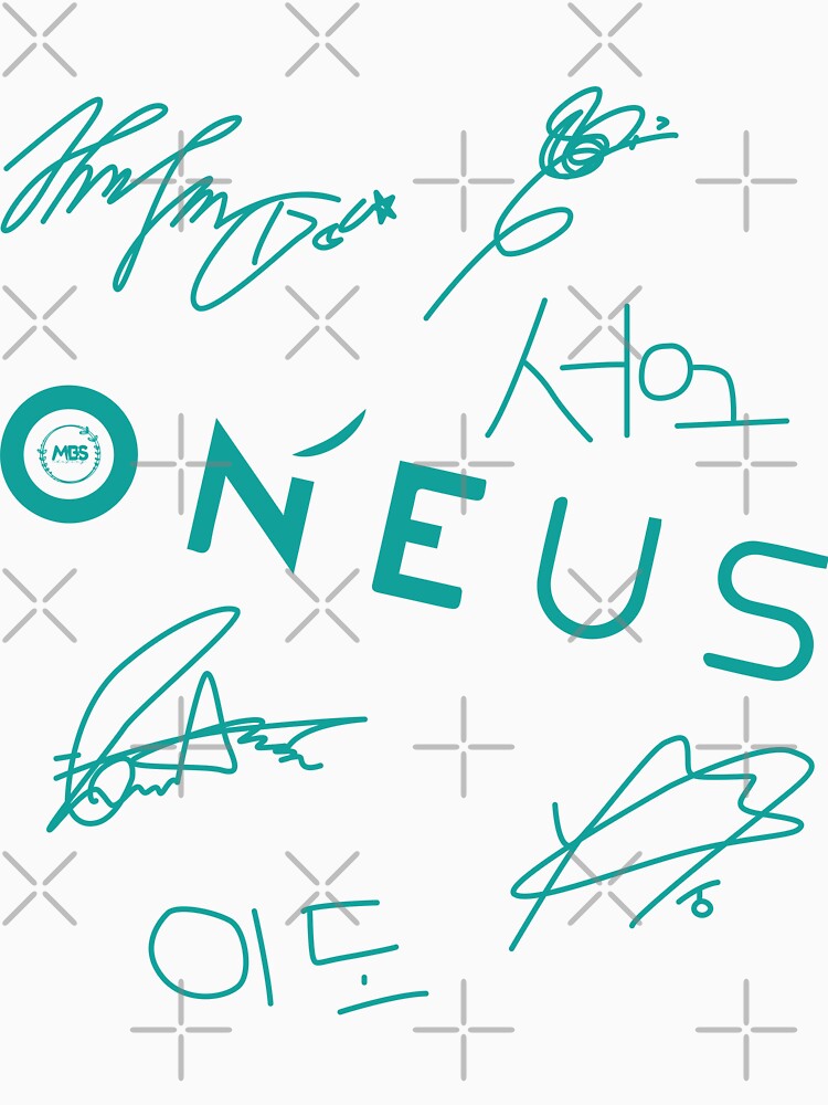 Fanart Signature Of The Oneus Group Shirt