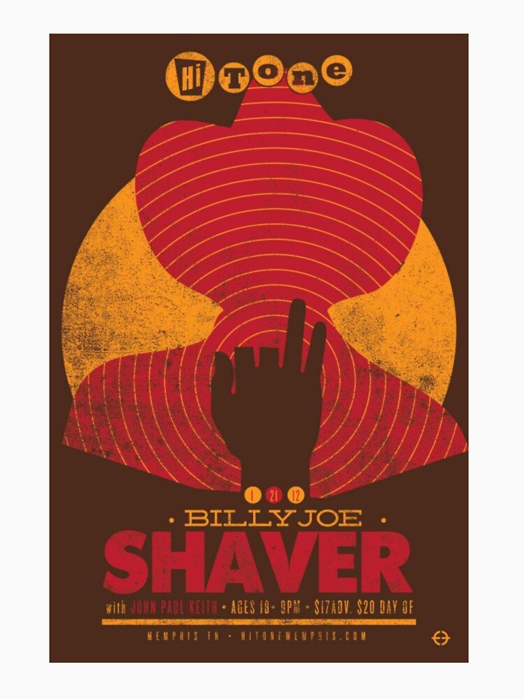 Billy Joe Shaver HI Tone Shirt