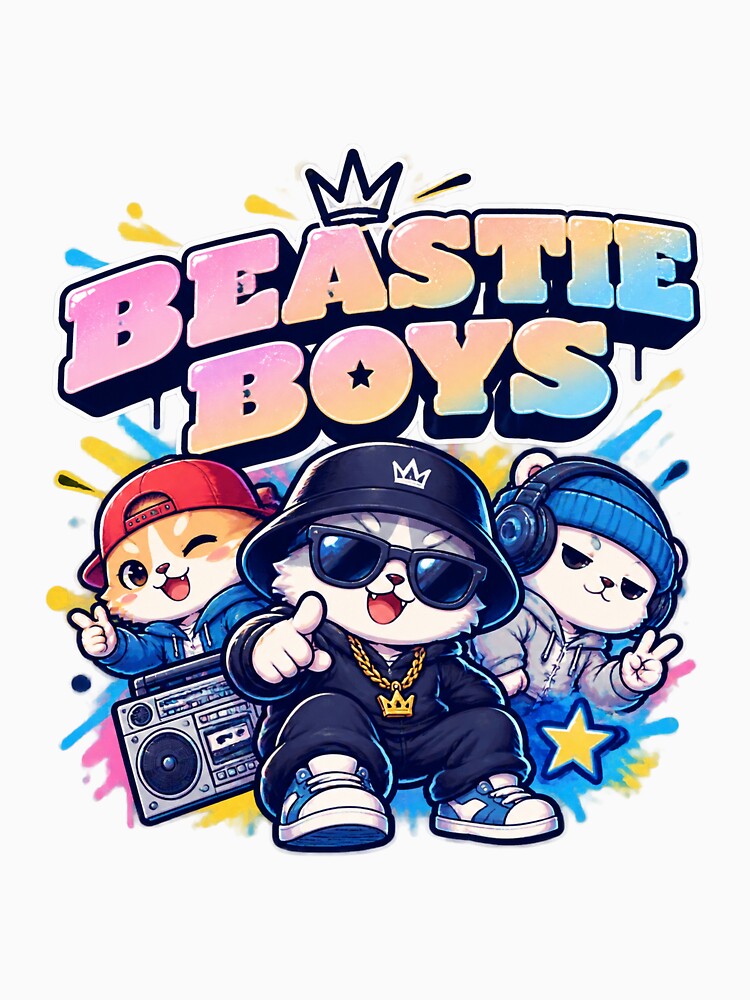 Retro Beastie Boys Inspired Vintage Logo Design PERFECT FOR YOU AND Shirt