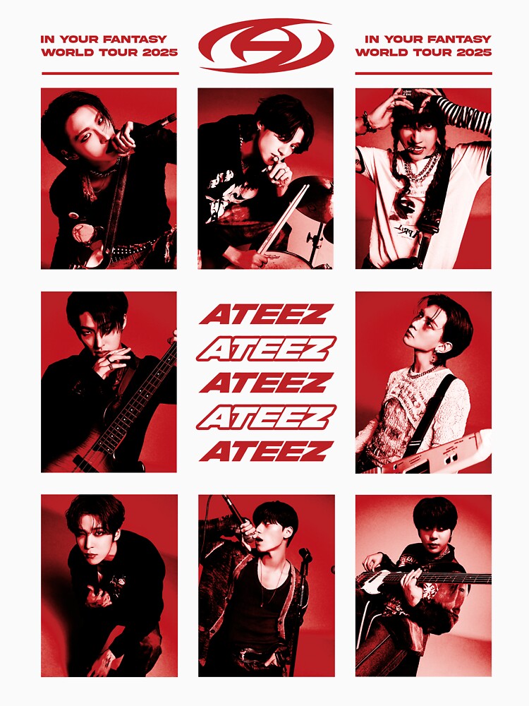 ATEEZ In Your Fantasy World Tour 2025 Shirt
