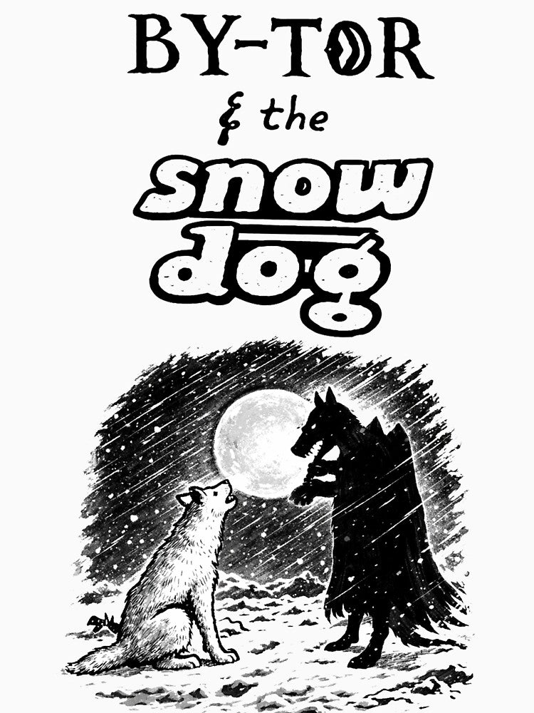 By-Tor And The Snow Dog Vintage Ink Illustration By Neil Peart Shirt
