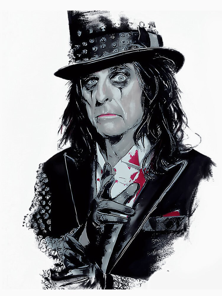 Gothic Alice Cooper Portrait Shirt