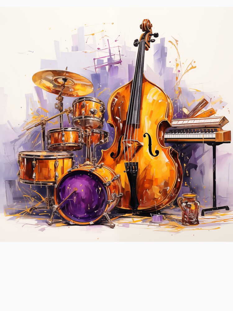 Jazz Instruments Art Shirt