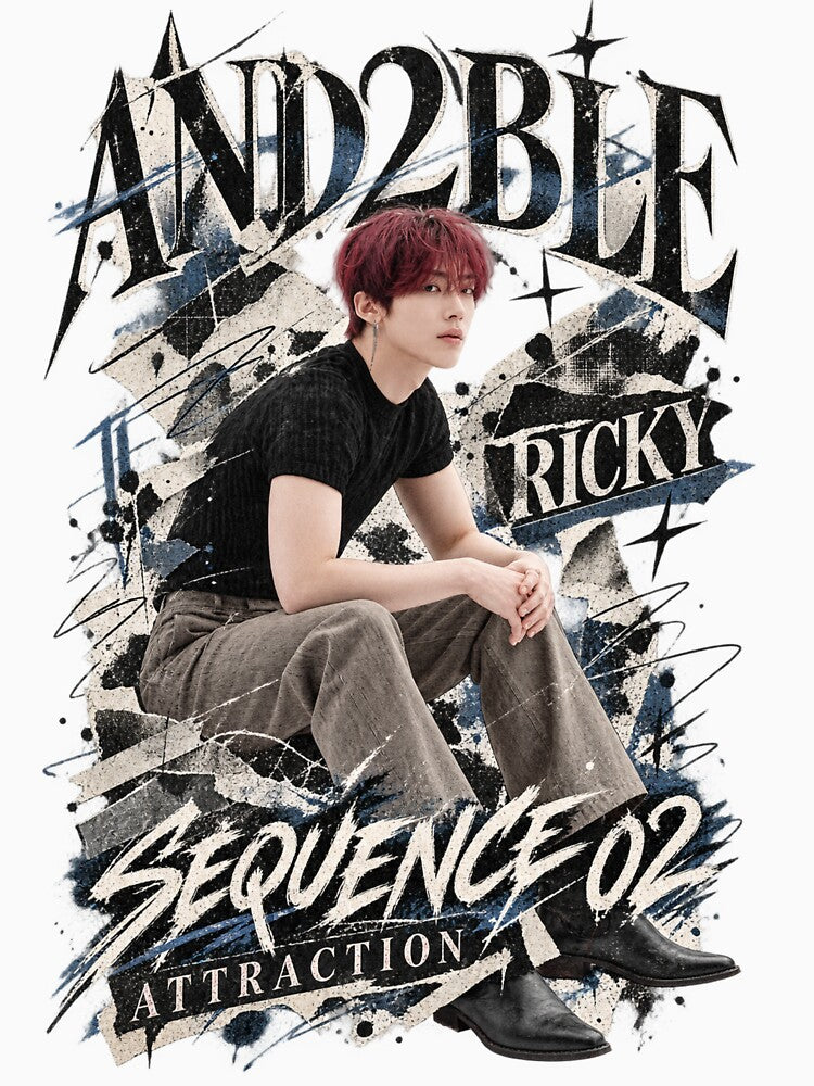 Ricky AND2BLE Sequence 02 Attraction Grunge Fan Art Shirt