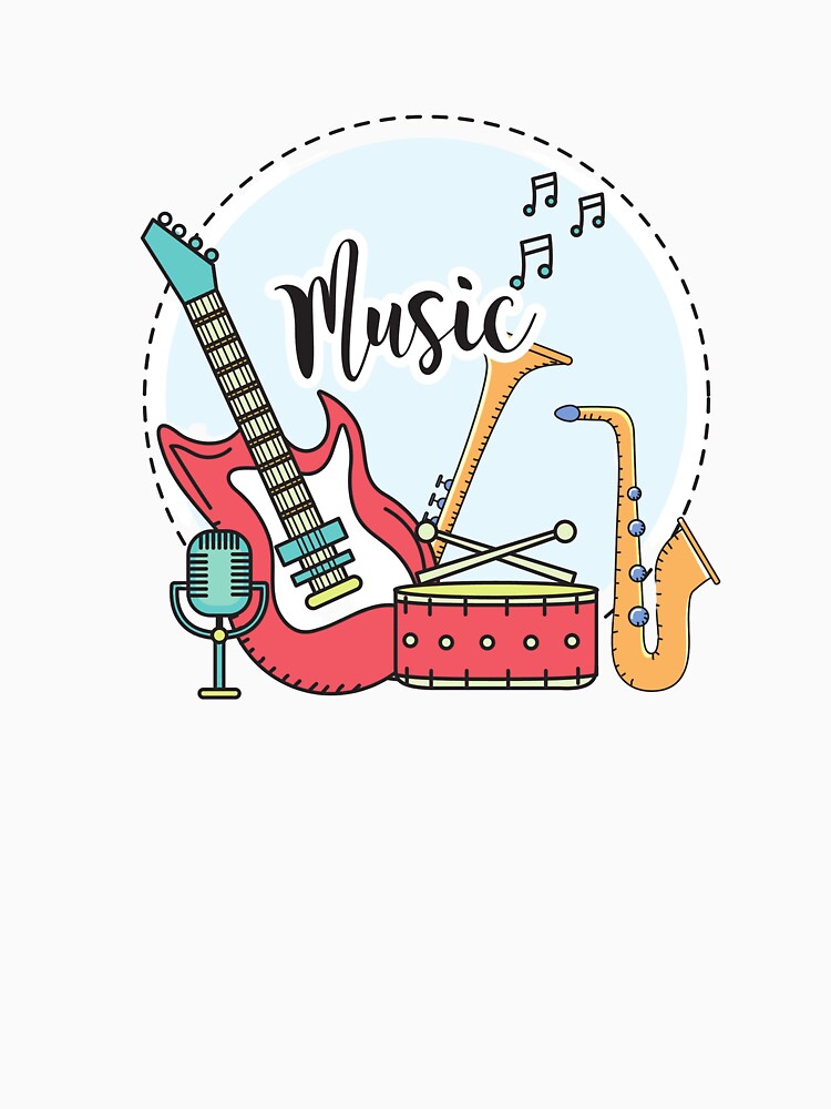 Melody In Motion Dynamic Music Design Shirt