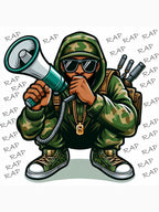 Urban Rap Expression Art Shirt