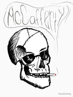 McCafferty Smoking Skull Shirt