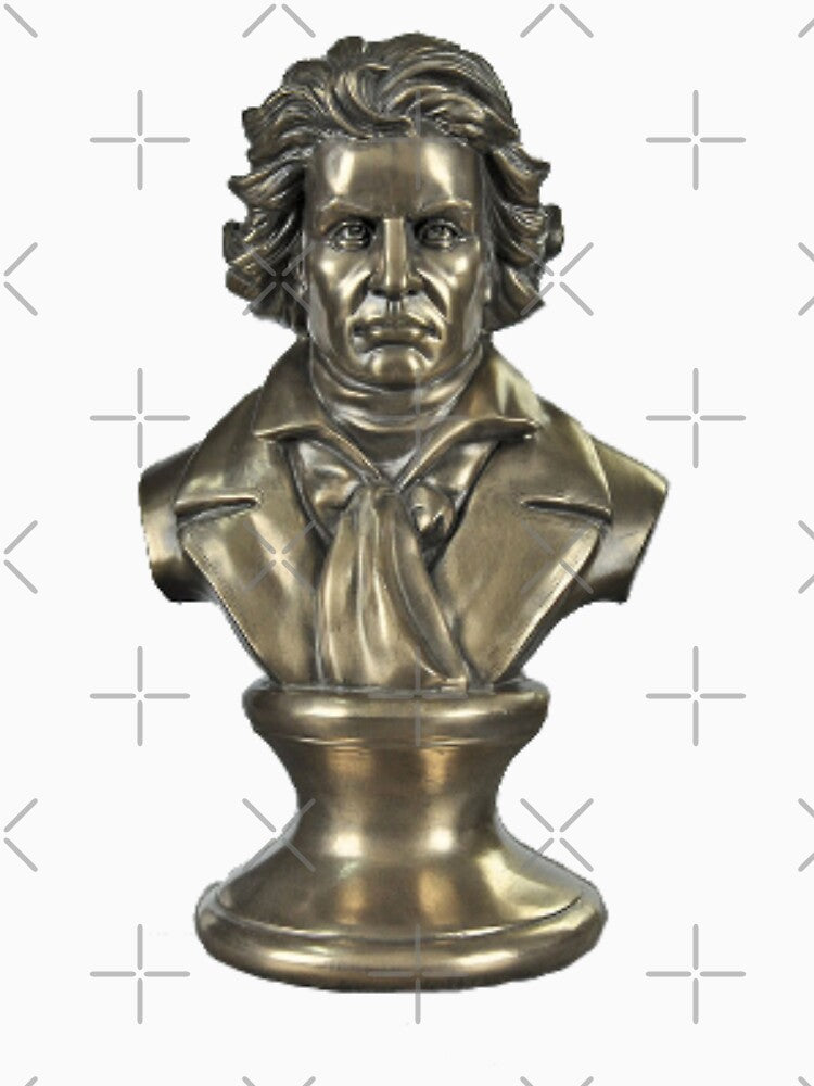 Metallic Small Statue Of A Great Person !! Shirt