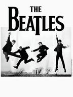 The Beatles Jump Silhouette Graphic Design Shirt