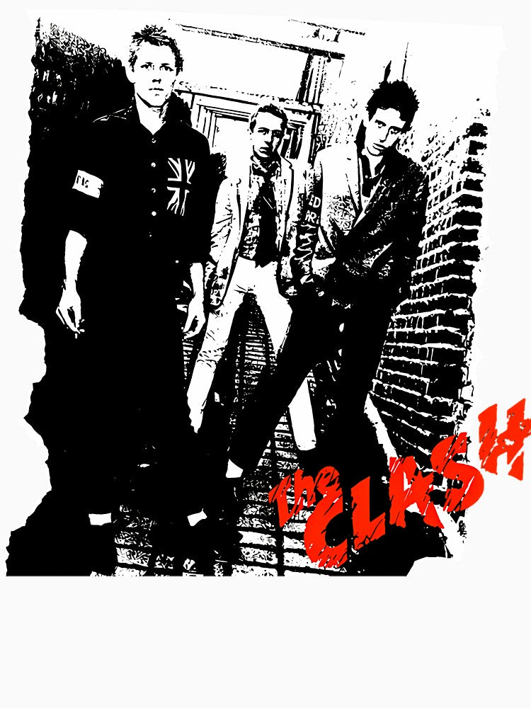 The Clash British Punk Rock Band Alleyway Members Shirt