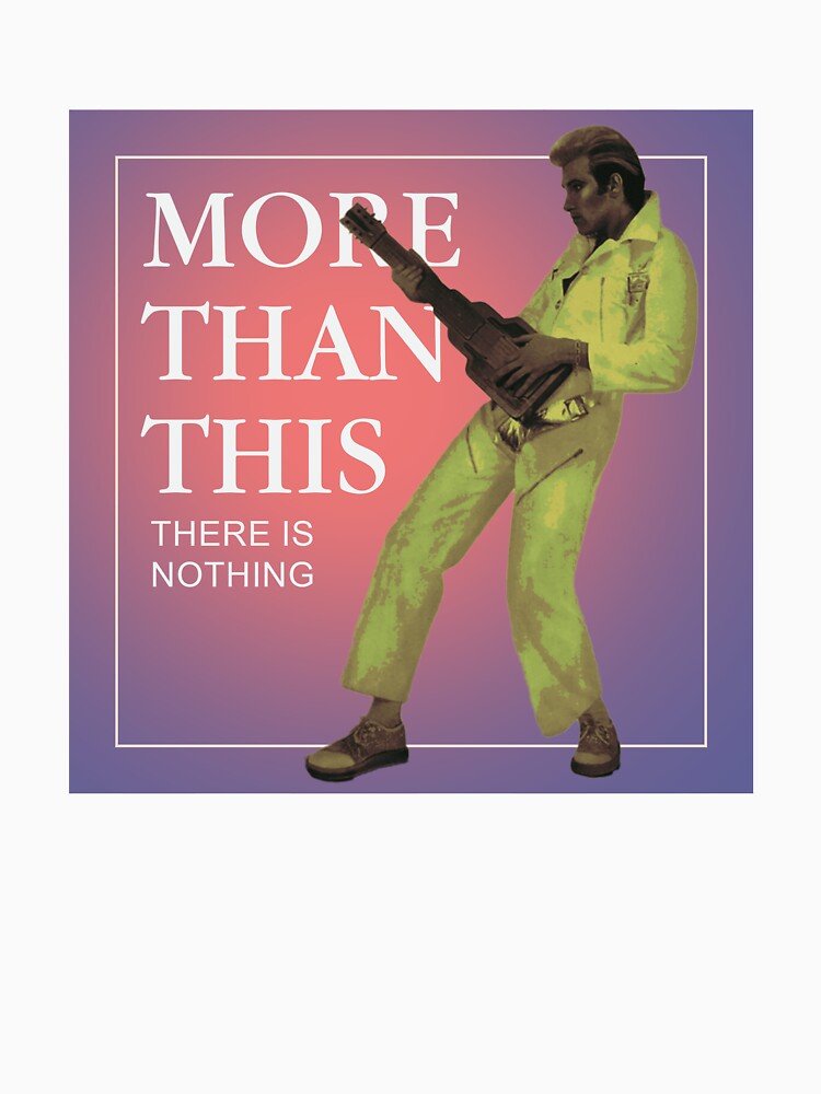 Roxy Music More Than This Lyrics Shirt