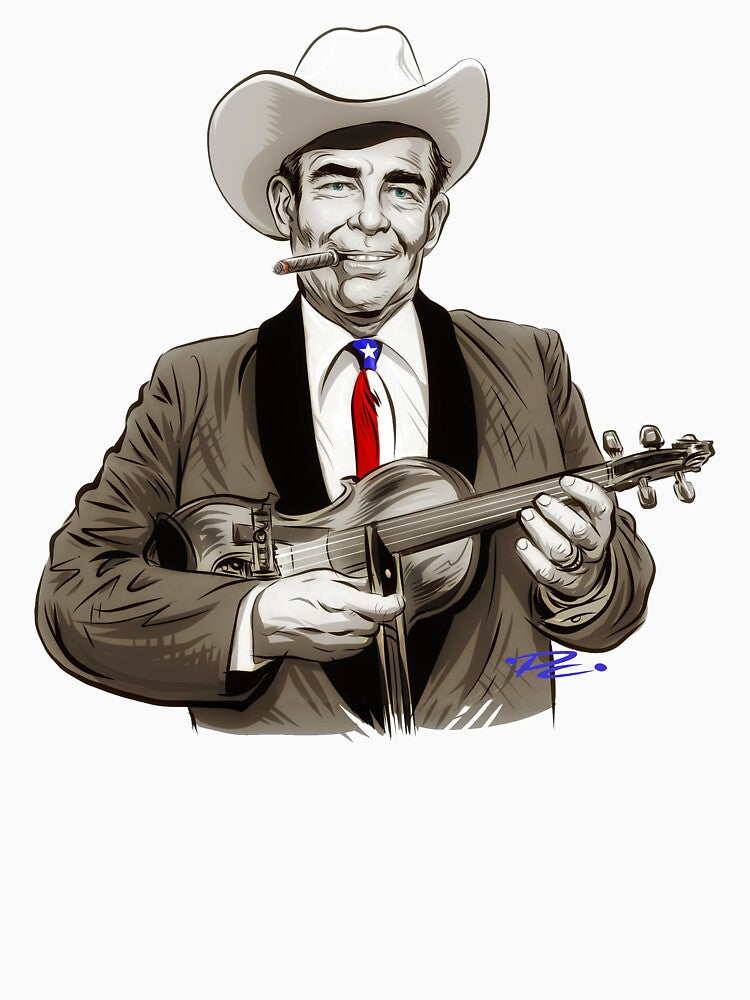 Bob Wills - An Illustration By Paul Cemmick Shirt