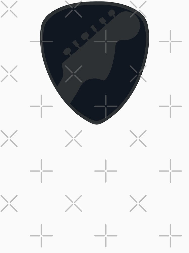 Guitar Neck On Guitar Pick Shirt