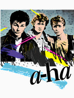 Original Vintage Styled 80S A-Haa Design Shirt