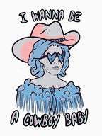 CMAT I Wanna Be A Cowboy Baby - Blue Shirt