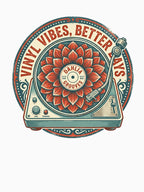 Vinyl Vibes Better Days Retro Turntable Art Shirt