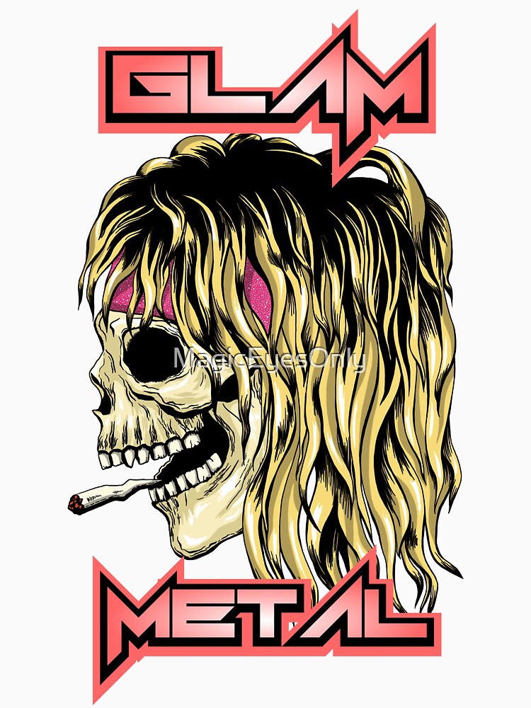 Glam Metal Skull Shirt