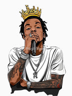 Gold Grill Rapper - Street King Shirt