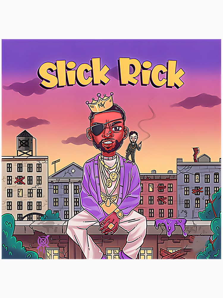 Slick Rick Inspired Single Song Retro Hip Hop Music Design Shirt