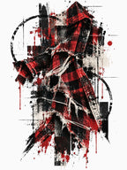 Shredded Plaid Grunge Lives Shirt