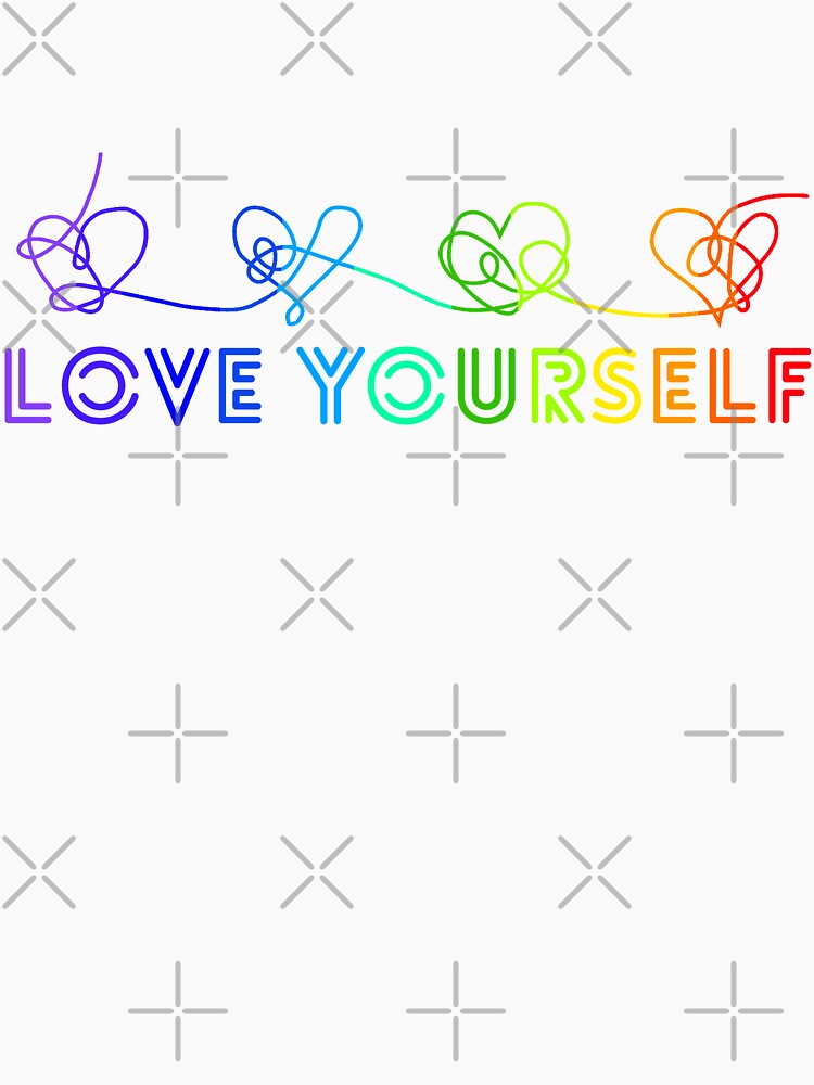 Love Yourself Tear Rainbow Shirt