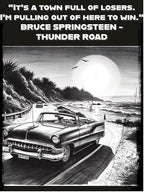 Bruce Springsteen Thunder Road Lyrics Inspired Shirt