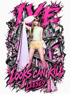 IVE Leeseo Looks Can Kill Cyber Visual Shirt