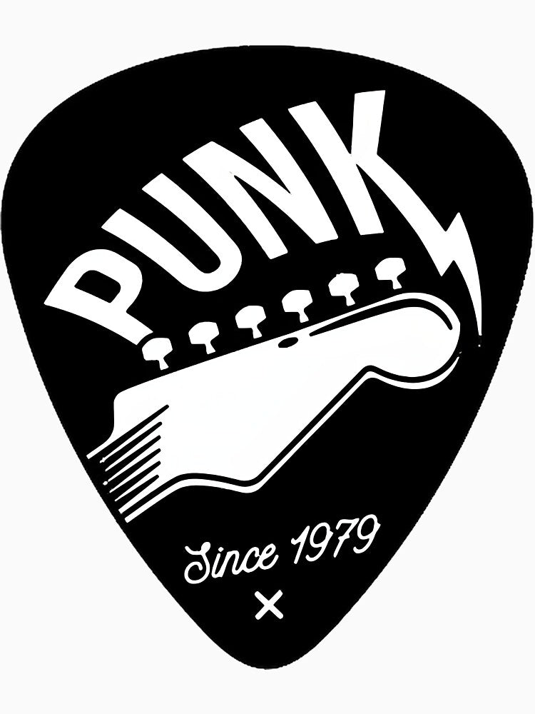 Punk Rock Guitar Design With Edgy Grunge Style For Music Lovers Shirt