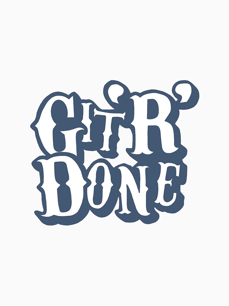 Blue Git R Done Western Shirt