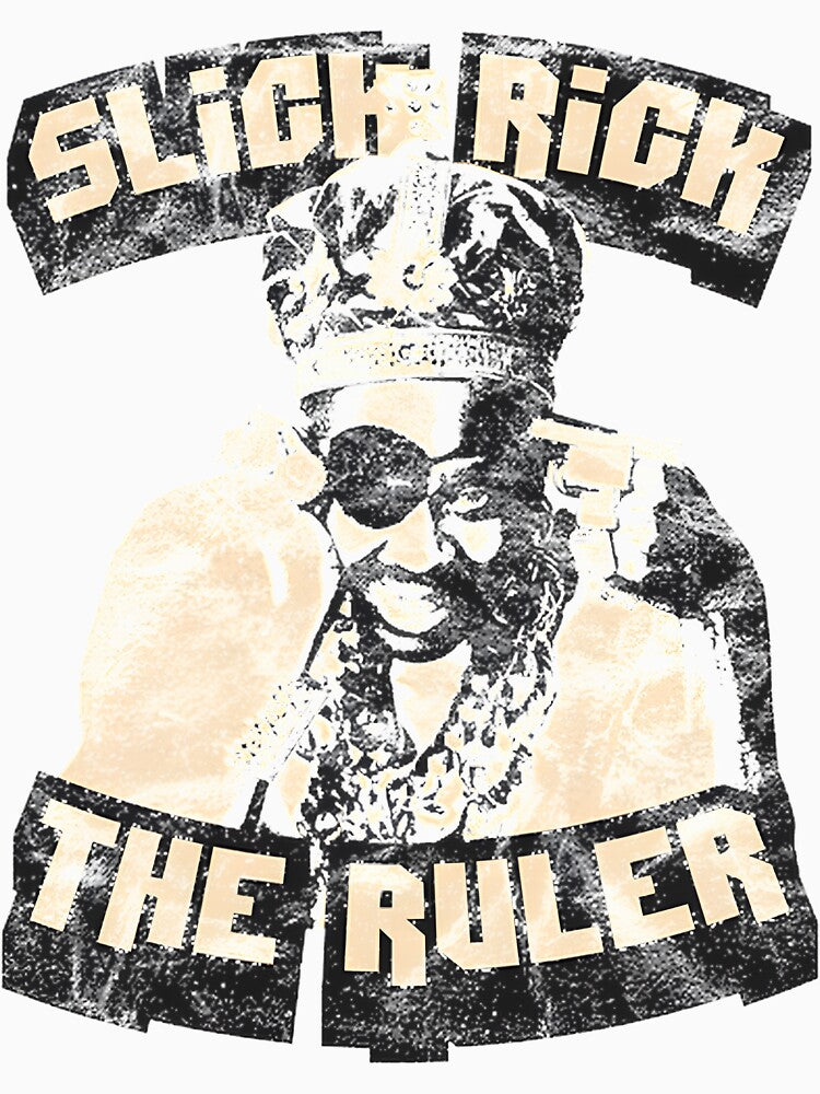 Slick Rick The Ruler Old School Hip Hop Tribute Design Shirt