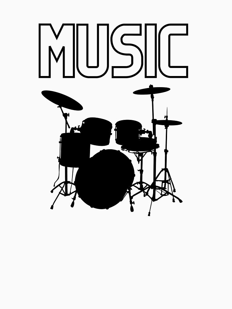 Music With Drumset Shirt