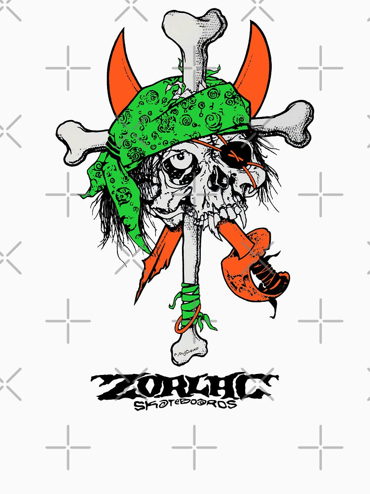 Pushead Zorlac Pirate Skull Alt 3 Shirt