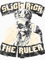 Vintage Style Portrait Of Slick Rick The Ruler Hip Hop Legend Shirt
