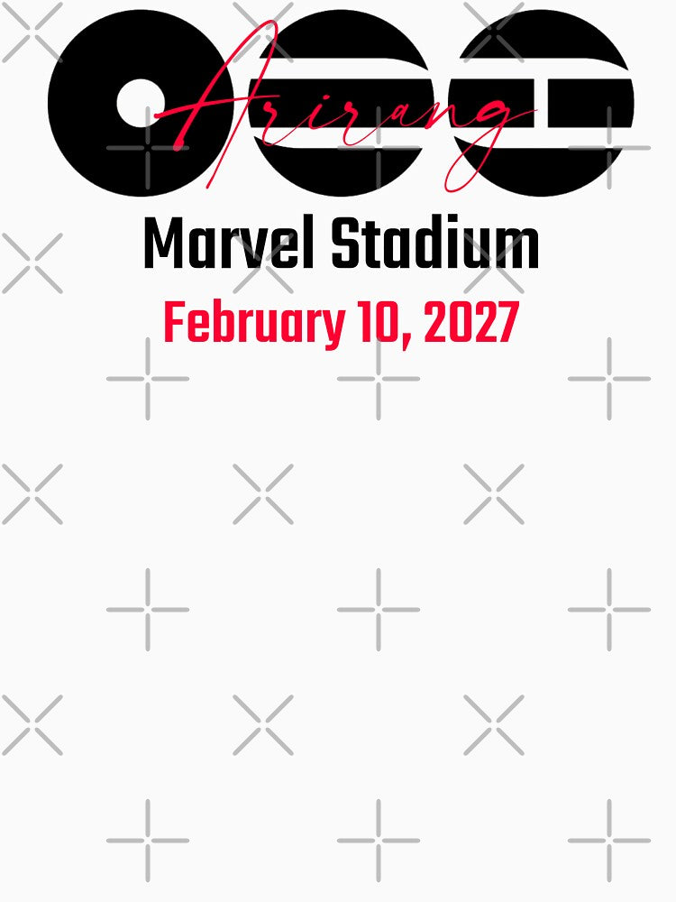 BTS Arirang World Tour Marvel Stadium D1 Shirt