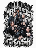 ALLDAY PROJECT Crash Metallic Chrome Group Art Shirt