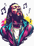 Cosmic Rapper Space Hip-Hop Dreamscape Shirt